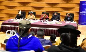 Morales reunidos con la bancada legislativa de su partido
