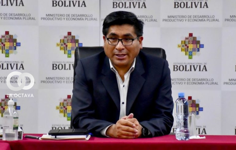 Néstor Huanca, Ministro de Desarrollo Productivi¿o.