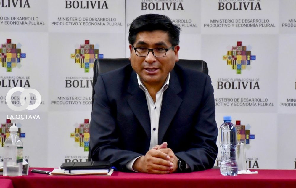 Néstor Huanca, Ministro de Desarrollo Productivi¿o.