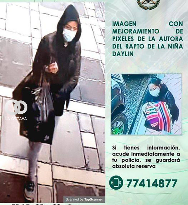 Policía busca el paradero de una mujer autora del rapto de un menor