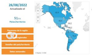 América del Sur Bolivia se encuentra entre los últimos países con menos personas vacunadas.