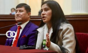 Yenifer Paredes, cuñada del presidente Pedro Castillo de Perú.