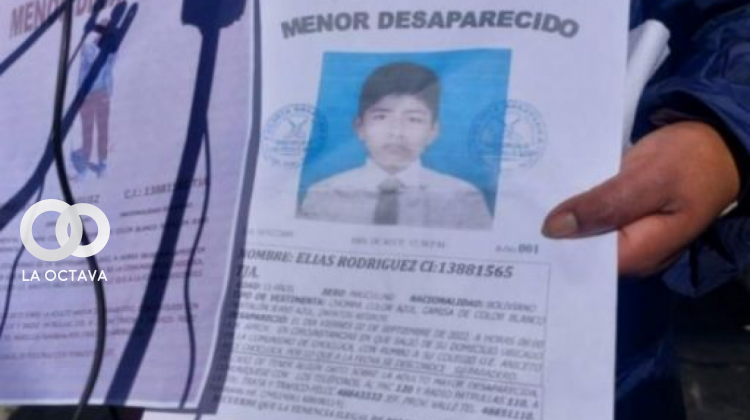 Adolescente desaparecido en Tarija.