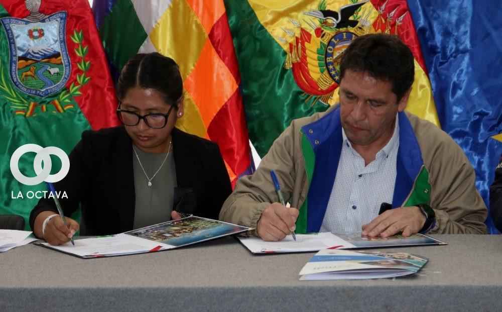 Alcaldía de El Alto apuesta por una inversión para una planta de tratamiento de agua potable.
