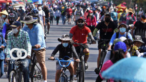Bicicleteada en el Día del Peatón.
