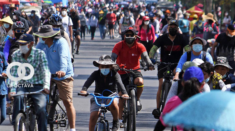 Bicicleteada en el Día del Peatón.