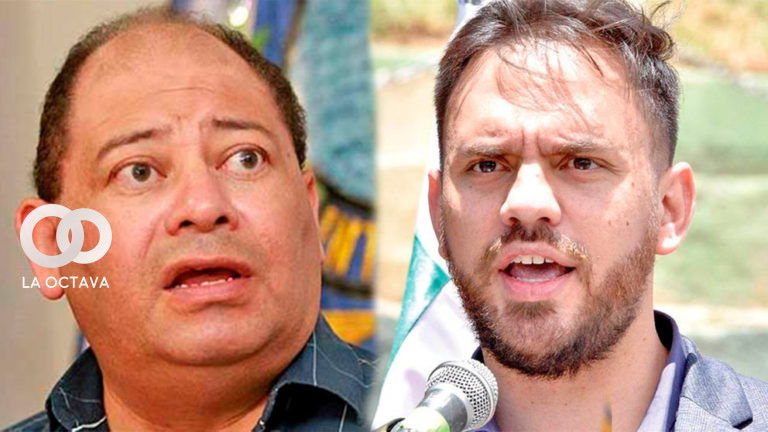 Carlos Romero y Eduardo Del Castillo, ex y actual Ministro de Gobierno.