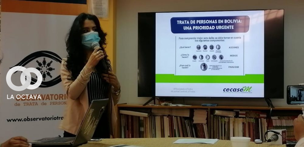 Cecasem revela crecimiento de casos de trata y tráfico de personas.
