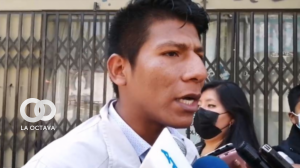 Dirigente afín al MAS, Arnold Alanes. Foto. Captura de video