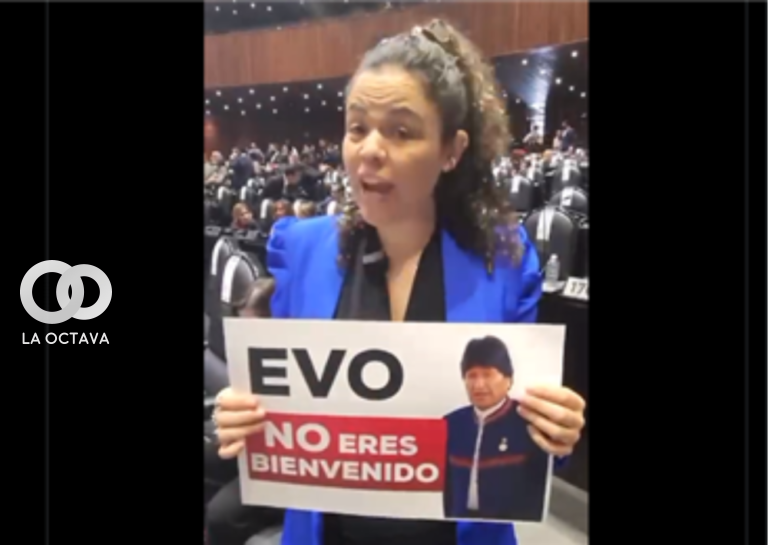 Parlamentaria mexicana llama a Evo narcodictador.