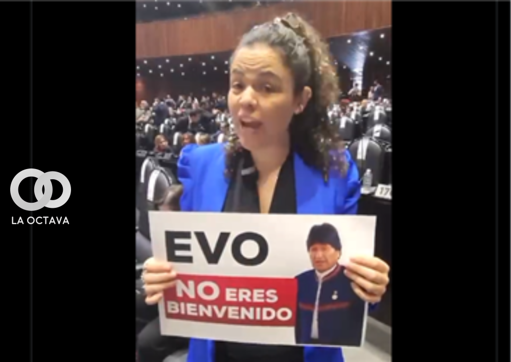 Parlamentaria mexicana llama a Evo narcodictador.