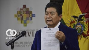 Edgar Montaño, Ministro de Obras Públicas.