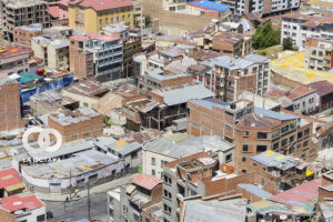 Edificaciones en la ciudad de La Paz