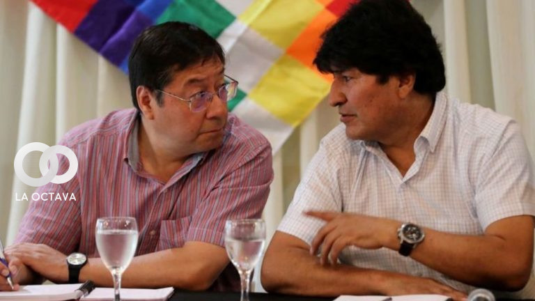 Evo Morales y Luis Arce, Presidente de Bolivia.