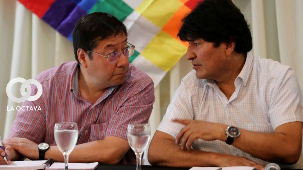 Evo Morales y Luis Arce, Presidente de Bolivia.