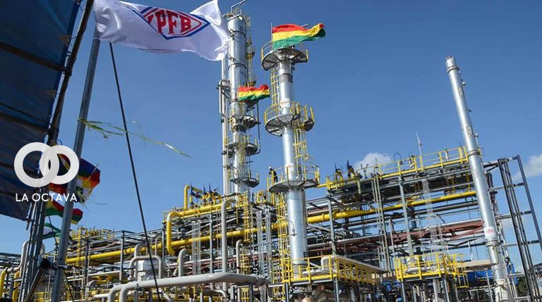 Exportación de gas en Bolivia.