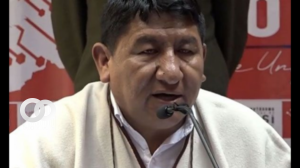 Gobernador de Potosí, Jhonny Maman.