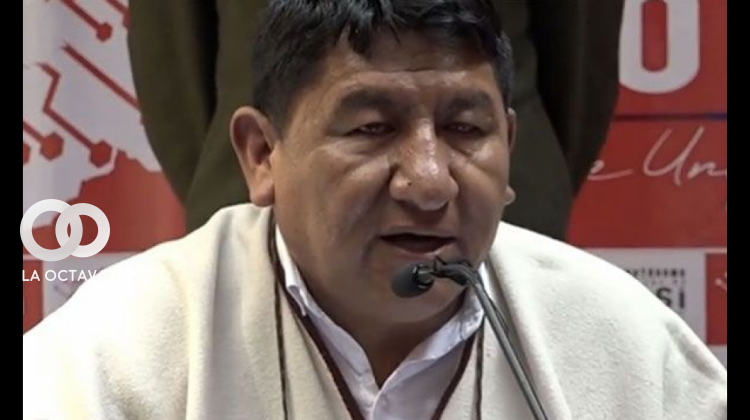 Gobernador de Potosí, Jhonny Maman.