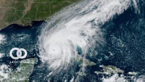 Imágenes del Huracan Ian llegando a Florida, Estados Unidos.