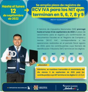 Impuestos amplía el registro del RCV
