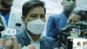 Jeyson Auza, Ministro de Salud y Deportes.