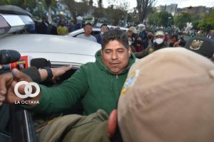 Juez dicta de ilegal la detención de César Apaza.
