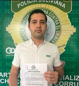 La Policía dio a conocer la imagen de Soljancic detenido.