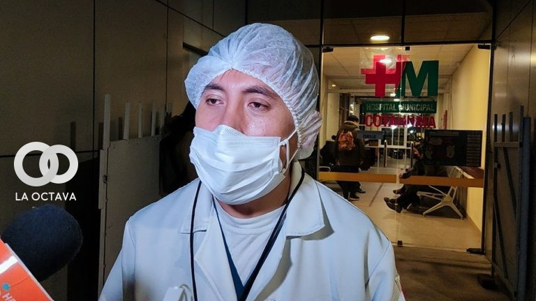 Luis Tórrez, médico responsable de emergencia del Hospital de Cotahuma.