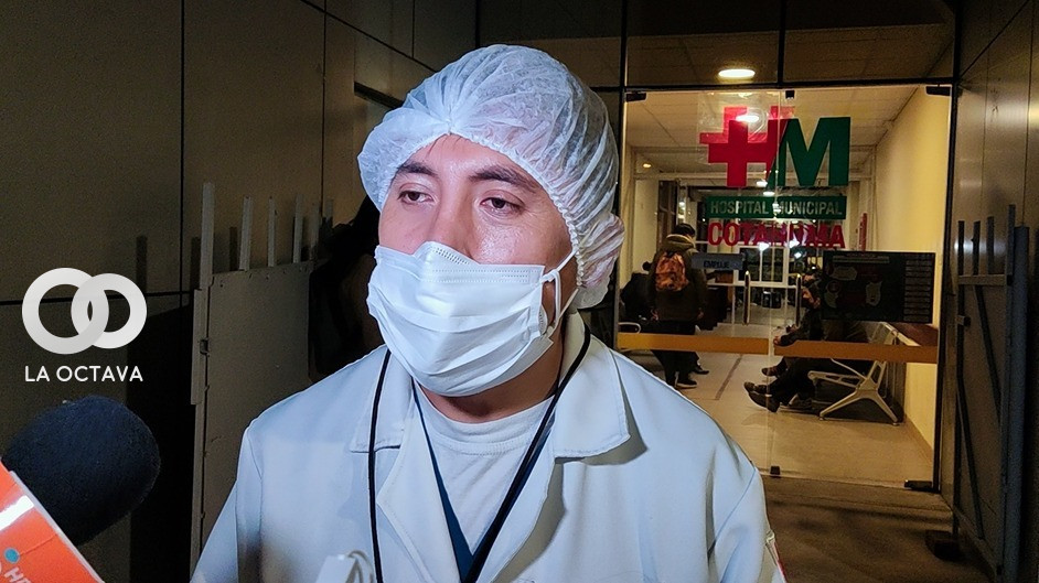 Luis Tórrez, médico responsable de emergencia del Hospital de Cotahuma.