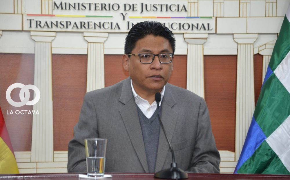 Ministro de Jusiticia, Iván Lima.