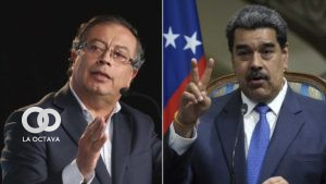 Nicolas Maduro, y Gustavo Petro, presidentes de Estado.