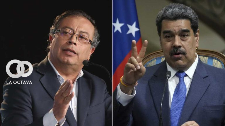 Nicolas Maduro, y Gustavo Petro, presidentes de Estado.
