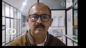 Rolando Cruz abogado de la Procuraduría General del Estado. Foto. Captura