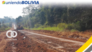 trabajo de conservación vial Porvenir-Puerto Rico, tramo 1A Porvenir-San Miguel. Foto: ABC Pando