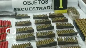 Más de 500 municiones secuestradas en una vivienda de El Alto. Captura de video Felcc