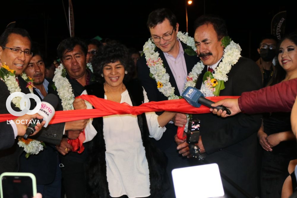 Alcalde interino inaugura el HuaynaFEX en El Alto.