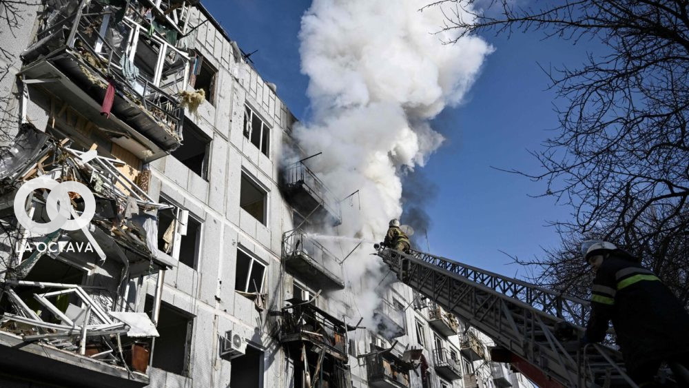 Ataques a zona de civiles en Kiev.