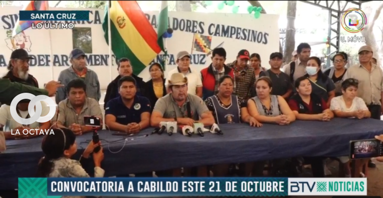 Bloque Oriente en conferencia de prensa.