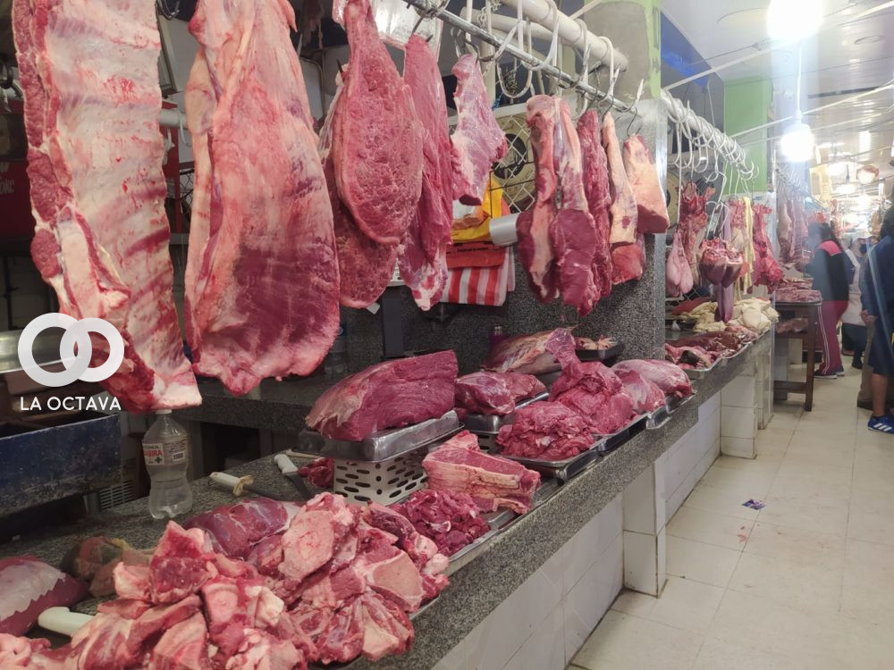 Controles de carne de res en mercados