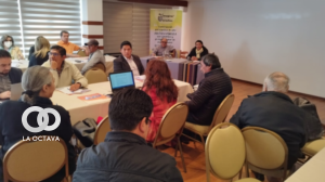 Desarrollo del encuentro de construcción de la política pública para defensores de derechos en La Paz. Foto. UNITAS.