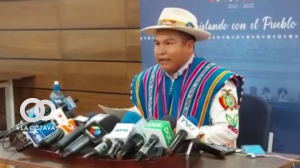 El diputado de Potosí, Antonio Colque Gabriel. Foto. Captura de video