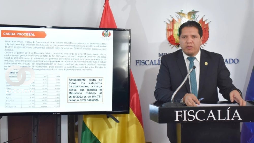 El director de Gestión Fiscal, Roberto Almendras. Foto. Fiscalía General