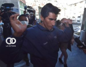 El dirigente cocalero Porfirio Rivero, detenido.
