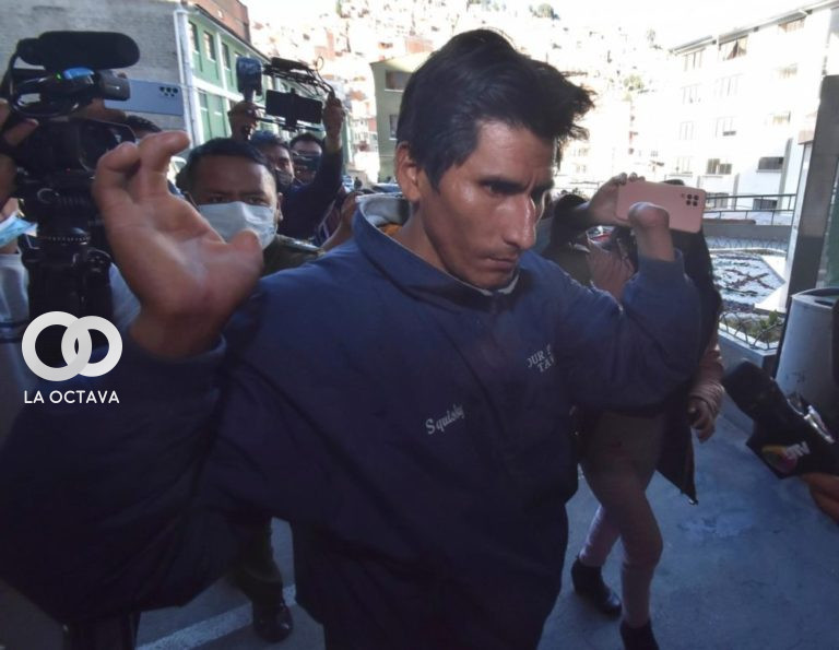 El dirigente cocalero Porfirio Rivero, detenido.
