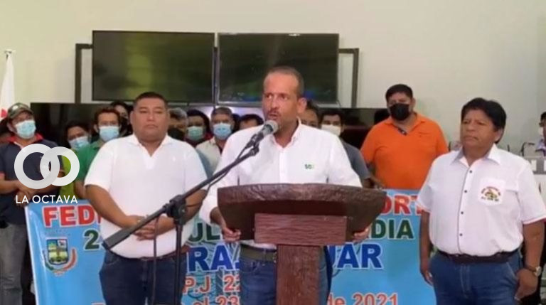 El gobernador cruceño Luis Fernando Camacho. Foto. Agencias
