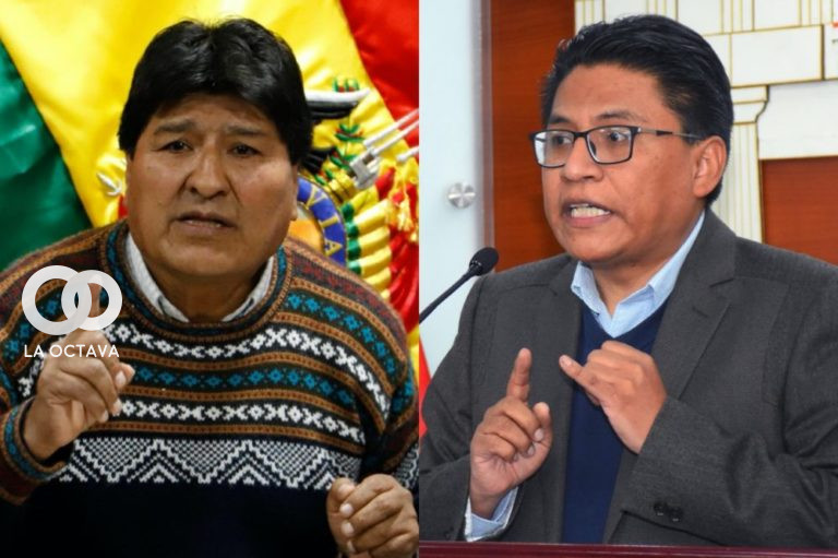 Evo Morales, e Iván Lima