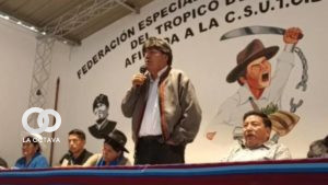 Evo Morales se manifiesta en el Ampliado Nacional del MAS.
