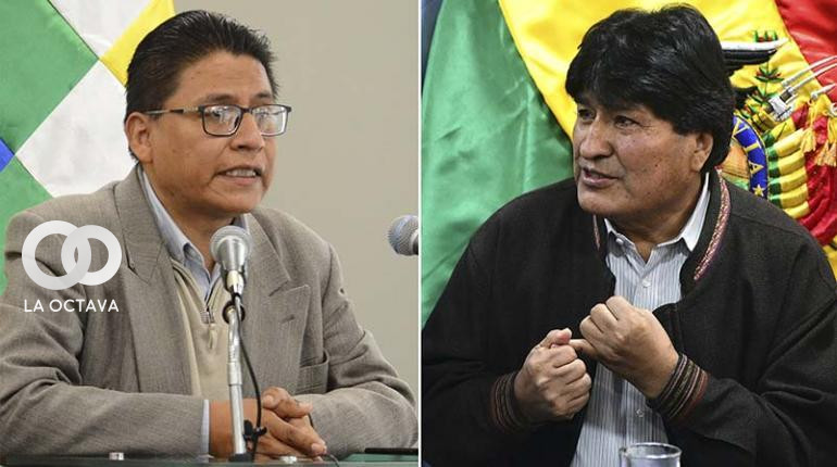 Evo Morales vuelve a atacar al Ministro de Justicia, tras la renuncia de Marvin Molina.