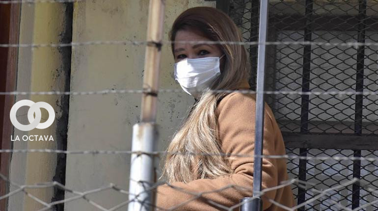 Ex Presidenta Jeanine Añez en el interior de la cárcel de mujeres de Miraflores, La Paz-