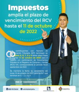 Impuestos ampliza plazo para contribuyentes con NIT del 5 al 9.